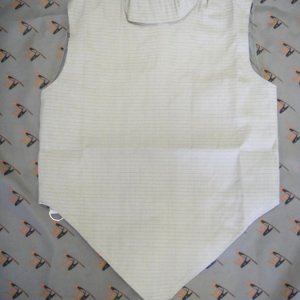 Unisex Electric Foil Lamé Back Zip